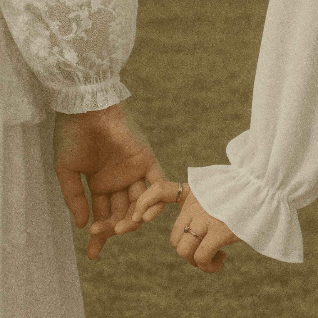 Hands holding together, representing where readers and dreamers meet